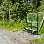 A woman was arrested Monday for allegedly crashing into a bus stand and leaving the scene while driving under the influence. (Michael S. Lockett / Juneau Empire)