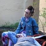 Natalia Spengler and Travis Morris expound on the blessings and curses of romance during a rehearsal of A Midsummer Nights Dream at the Treadwell Office Mine on Tuesday. (Mark Sabbatini / Juneau Empire)