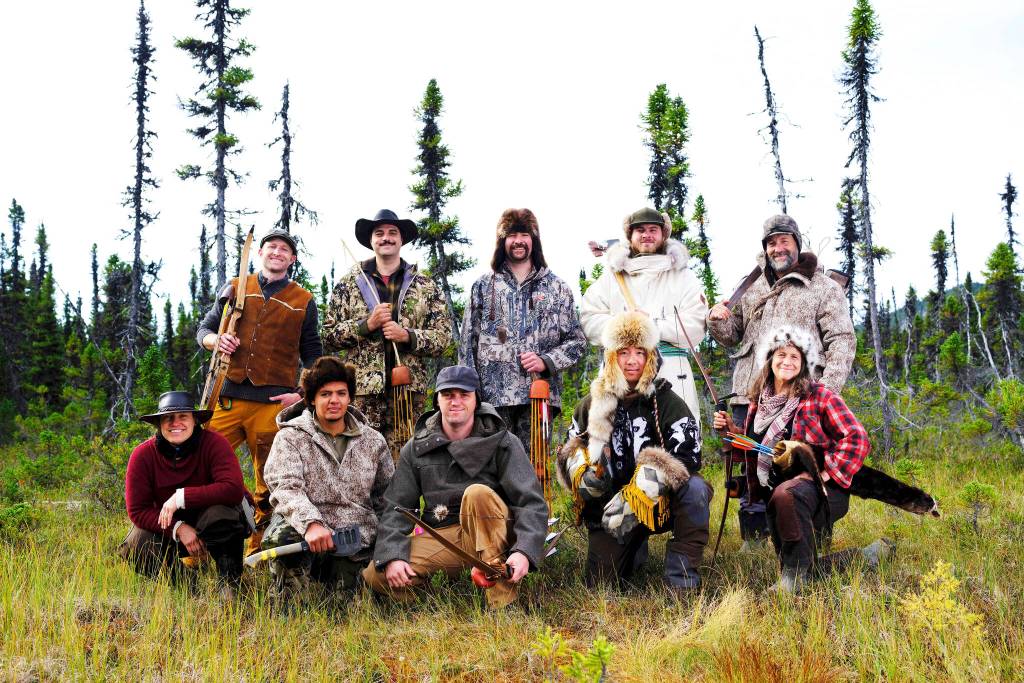 The 10 participants in season 9 of "Alone," premiering on May 26, 2022, on the History Channel. Terry Burns of Homer is the third from left, back. Another Alaskan in the series, Jacques Tourcotte of Juneau, is the fourth from left, back. (Photo by Brendan George Ko/History Channel)