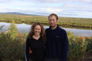 Katey Walter Anthony and Peter Anthony in Cherskii, Russia. (Courtesy Photo / Katey Walter Anthony)