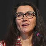 Mary Peltola, a Democrat seeking the sole U.S. House seat in Alaska, speaks during a forum for candidates, Thursday, May 12, 2022, in Anchorage, Alaska.Voters are whittling down the list of 48 candidates running for Alaska's only U.S. House seat, with the top four vote-getters in a special primary on Saturday, June 11, advancing to an August special election. (AP Photo / Mark Thiessen)