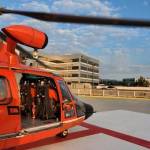 A Coast Guard Air Station Kodiak helicopter aircrew medically evacuated an injured crewmember from a fishing vessel near Esther Island to an Anchorage hospital on June 16, 2022. (U.S. Coast Guard / Courtesy Photo)