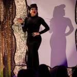 Gigi Monroe performs a set based on Mommy Dearest during Glitz, a major annual drag event celebrated every Pride Month, at Centennial Hall on June 18, 2022. (Michael S. Lockett / Juneau Empire)