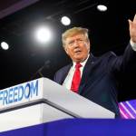 Former President Donald Trump speaks at the Road to Majority conference Friday, June 17, 2022, in Nashville, Tenn. A rally planned to include Trump is scheduled to happen in Anchorage on July 9.  (AP Photo / Mark Humphrey File)