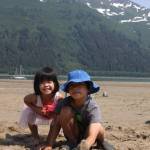 Lucy, 6, and her brother Luca, 8, put their architectural skills to the test at the annual Sandcastle Challenge put on by the Southeast Alaska Section of the American Institute of Architects on Sandy Beach. The event coordinator and MRV architect Zane Jones said hes excited to see what each team brings to the competition.Its always really fun, and build some future architects, Jones said. (Clarise Larson / Juneau Empire)