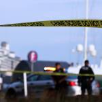 A 48-year-old Juneau man died in a motorcycle crash after striking a tour bus broadside on Tuesday, July 5, 2022. Police shut down outbound Egan for several hours while police investigated the crash. (Ben Hohenstatt / Juneau Empire)