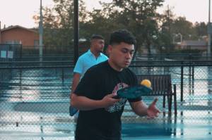 The Alaska Crimson Bear Pickleball Club prepares for upcoming tournament against the San Francisco Eagles July 8 and 9. (Courtesy photo / Mele Maake)
The Alaska Crimson Bear Pickle Ball team prepares for upcoming tournament against the San Francisco Eagles July 8 and 9. (Courtesy photo / Mele Maake)