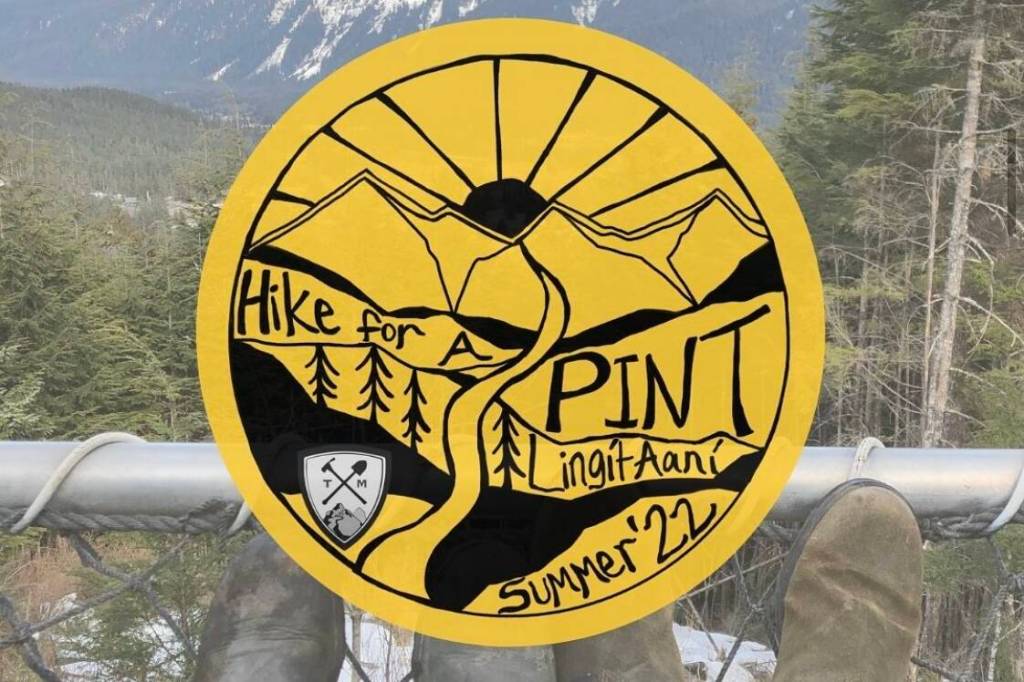 Courtesy photo / Meghan Tabcek 
Blueberry Trail featured along with this Summers Hike for a Pint logo by local artist P.K. Woo.