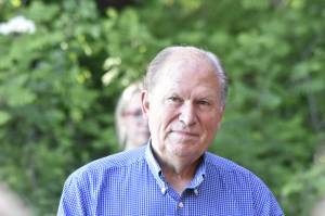 This photo shows former Gov. Bill Walker at a recent fundraising event. (Peter Segall / Juneau Empire File)