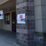 In this July 2020 photo, a sign on a Mendenhall Valley business advertises Permanent Fund dividend sales. Payments for this years PFD will start July 20, Gov. Mike Dunleavy announced Friday. (Peter Segall / Juneau Empire File)