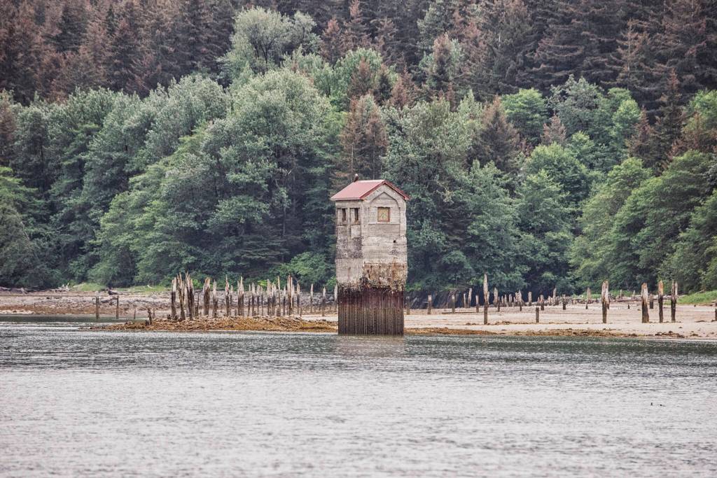 This photo shows the Treadwell Mine Pump House. (Courtesy Photo / Kenneth Gill, gillfoto)