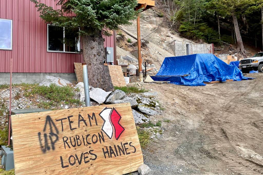 Team Rubicon, a disaster-recovery nonprofit, is helping to restore two residences in Haines from damages sustained during the 2020 landslides. (Michael S. Lockett / Juneau Empire)