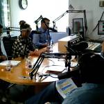 Congressional candidates Mary Peltola, left, Sarah Palin and Nick Begich III discuss Southeast Alaska and other issues during a midday forum Monday hosted by KINY radio. The three candidates are the finalists for the special election Aug. 16 fill the remainder of the late Rep. Don Youngs term and also are competing in the primary for the general election on that date. (Screenshot / KINY radio webcast)