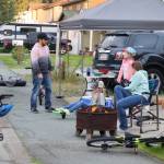 True to its name, the folks on Easy Street were taking it easy in the neighborhood on Juneaus 14th annual National Night Out on Tuesday, Aug. 2. (Jonson Kuhn / Juneau Empire