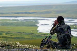 Ryan John glasses the edge of the Sag River as it meets the unforgiving, flat tundra on its way to the Arctic Ocean. (Courtesy Photo / Jeff Lund)