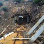 This photo shows pollution flowing out of the mine into the river. (Courtesy/2016 and 2017 BC inspection)