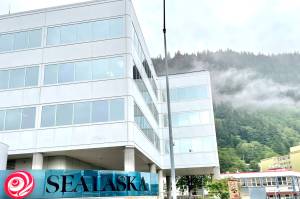 Apple and Sealaska Corp. announced Thursday theyd be one of several companies partnering as part of an Apple program to assist minority-owned companies in advancing environmental agendas. (Michael S. Lockett / Juneau Empire)