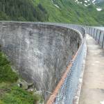This photo shows Juneaus Salmon Creek Dam. The dam was recognized on Saturday, Sept. 10 by the American Society of Civil Engineers as a National Historic Civil Engineering Landmark. (Courtesy Photo / AEL&P)