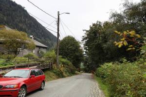 A car sit parked on Dixon Street in the Telephone Hill area on Tuesday afternoon. The City and Borough of Juneau Assembly passed an ordinance Monday night that appropriated $100,000 to initiate the process of redevelopment of the area. (Clarise Larson / Juneau Empire)