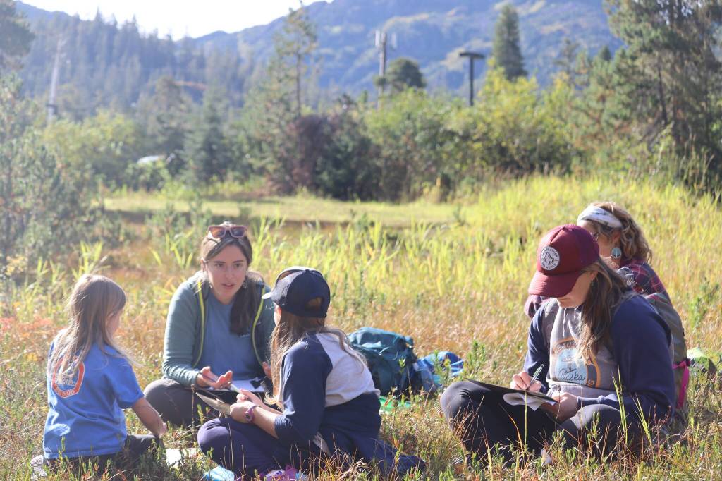 Juneau Ski Club was just one of many vendors set up all throughout Discover Eaglecrest Day on Saturday. (Jonson Kuhn / Juneau Empire)