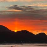 Day is done, gone the sun… writes Denise Carroll of this Sept. 16 photo. (Courtesy Photo / Denise Carroll)