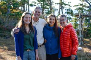 This photo from 2020 shows Mamie Clare with her family Jim Clare, Lione Clare, and Krisanne Rice. Clare, formerly of Sitka, knows firsthand that recovering from an eating disorder isnt easy. (Courtesy Photo / Krisanne Rice)