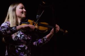 Courtesy Photo / Taylor Vidic 
Lindsay Clark of the Juneau Symphony will be one of 10 symphony musicians to take part in the Crystal Saloons, Beer. Brats. Brandenburgs. event the evening of Oct.1.