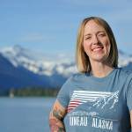 Assembly member Carole Triem smiles in front of a Juneau backdrop. Triem is seeking reelection in this years City and Borough of Juneau municipal election, which comes to an end in less than a week on Oct. 4. (Courtesty / Carole Triem)