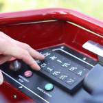 Jonson Kuhn / Juneau Empire 
This photo shows the control panel from inside the ladders basket. CCFRs new truck ladder has an extension of 110 feet and the basket can hold up to 750 pounds. The department has said that the new vehicle puts them at an advantage for more high rise situations whereas their current fire engines are better suited for other emergencies.