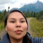 Courtesy Photo / Elleana Elliott 
This selfie shows Elleana Elliott photographing bears on Chichagof Island.