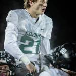 Colonys Jack Nash was carried off the field on the shoulders of his teammates. (Bryan Boyett / <a href="https://alaskasportsreport.com/2022/10/state-football-notebook-nash-lives-up-to-hype-hamilton-makes-the-call-underwood-unsung-hero-johnson-joins-1k-club/" target="_blank">Alaska Sports </a><a href="https://alaskasportsreport.com/2022/10/state-football-notebook-nash-lives-up-to-hype-hamilton-makes-the-call-underwood-unsung-hero-johnson-joins-1k-club/" target="_blank">Report</a>)