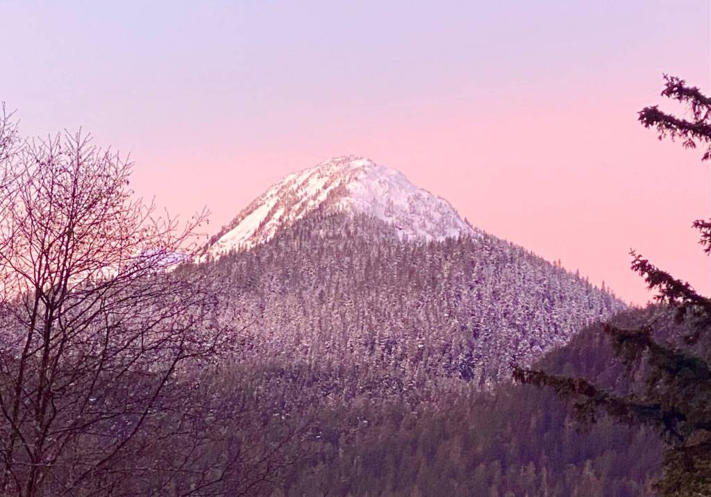 Dawn on Douglas Island seen on Nov. 1. (Courtesy Photo / Denise Carroll)