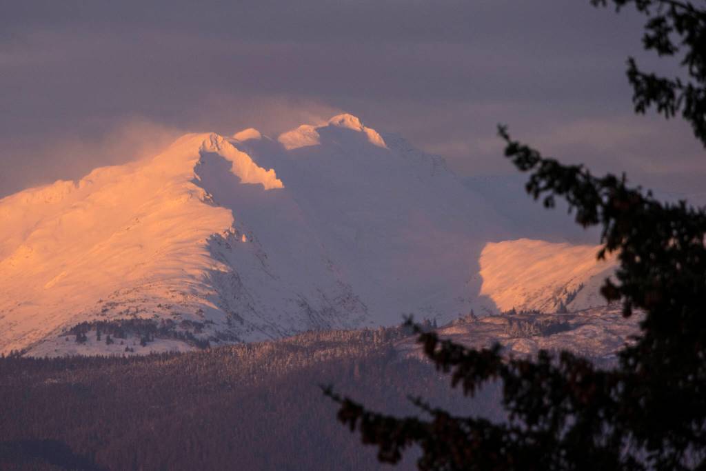 Sunrise of over the Southern Chilkat Range, Southeast Alaska. (Courtesy Photo / Kenneth Gill, gillfoto)