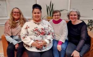 From left to right, AWAREs 2023 honorees are Kate Wolfe, Jeni Brown, LaRae Jones and Susan Bell. The four are set to be honored at the upcoming 26th annual Women of Distinction Gala at the Elizabeth Peratrovich Hall set to take place on March 4 of 2023. (Courtesy / AWARE)