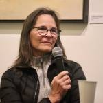 Artist Kerry Kirkpatrick answers questions about her latest exhibition Capturing the Light at a recent Q&A held at the Juneau-Douglas City Museum on Saturday. (Jonson Kuhn / Juneau Empire)