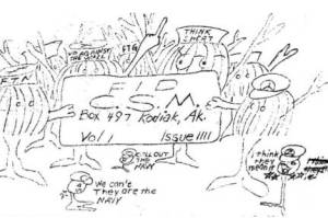 FID, the most influential underground GI newspaper in Alaska, was published by Navy and Coast Guard personnel in Kodiak in 1971. (Courtesy Image)