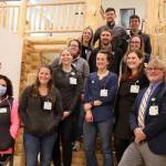 Staff pose for a picture at the new SouthEast Alaska Regional Health Consortium physical rehabilitation clinic in the Mendenhall Valley. (Clarise Larson / Juneau Empire)