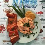 Smoked salmon and salmon spread, Mickeys Fishcamp, Wrangell Alaska. (Courtesy Photo / Vivian Faith Prescott)
