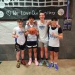 This photo shows 3v3 Pre-Season Tournament division-winning team Team 7, featuring Samuel Lockhart, Krishna Sanguni, James Polasky and TJ Guevarra. (Courtesy Photo)