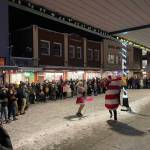 Performers from Juneau Drag put on a show on Front Street from last years Gallery Walk 2021. (Michael S. Lockett / Juneau Empire File)