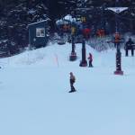 Muskeg and Dolly Varden runs were available for Juneau skiers and boarders during Eaglecrest Ski Areas opening weekend on Saturday, Dec. 3. (Jonson Kuhn / Juneau Empire)