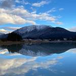 Mountain reflections are seen from the Mendenhall Wetlands. (Courtesy Photo / Denise Carroll)