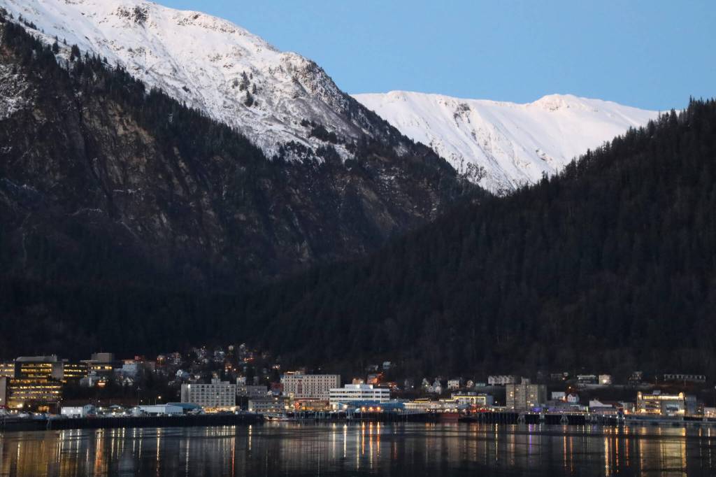 This photo shows downtown Juneau in late October. Between July and September of this year, the City and Borough of Juneau collected more than $20.2 million in sales tax revenue  equalling $2.3 million more than originally expected. (Clarise Larson / Juneau Empire)