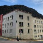 The Assembly Building is seen on Wednesday, Dec. 21, 2022, in downtown Juneau, Alaska. (James Brooks/Alaska Beacon)