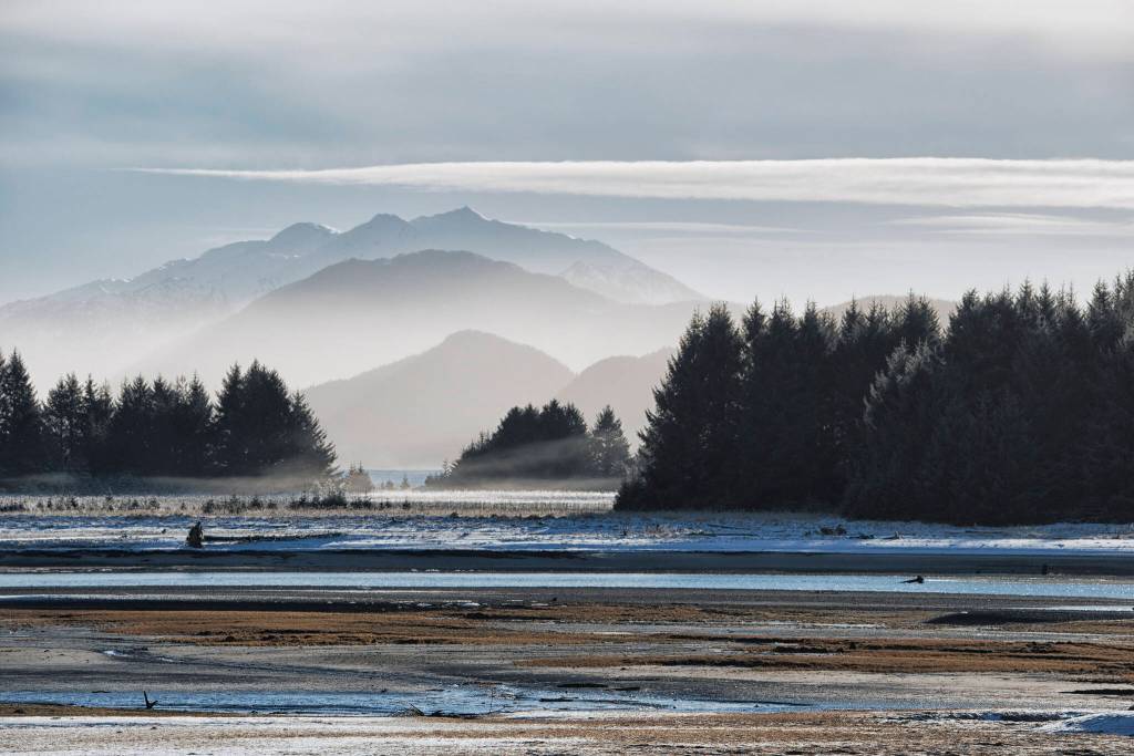 Robert Barron Peak and Lone Mountain, Admiralty Island National Monument with Boy Scout Meadow in the foreground. (Courtesy Photo / Kenneth Gill, gillfoto)