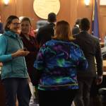 New members of the Alaska State Legislature gather in the House chambers for a mock floor session on Friday as part of their orientation for the start of the regular two-year session on Tuesday. (Mark Sabbatini / Juneau Empire)