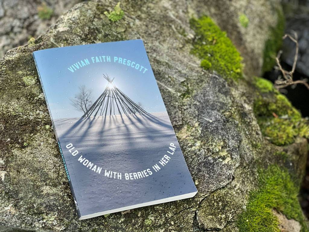 This photo shows Vivian Faith Prescotts new poetry collection in Wrangell, Alaska. (Courtesy Photo / Vivian Faith Prescott)