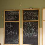 Clarise Larson / Juneau Empire 
A chalkboard hangs on a wall at the downtown Gold Creek Child Development Center still reads the date as Friday, Jan. 13 days after the centers temporary closure.