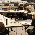 Mark Sabbatini / Juneau Empire 
Juneaus municipal and state legislative members, their staff, and city lobbyists gather in the Assembly chambers Thursday meeting for an overview of how the Alaska State Legislature and politicians in Washington, D.C., are affecting local issues.