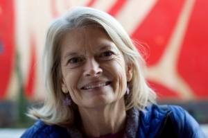 U.S. Sen. Lisa Murkowski prepares to meet officials at the Sealaska Heritage Institute during a visit to Juneau in November 2022. (Mark Sabbatini / Juneau Empire File)